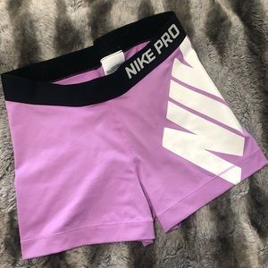 nike pro spandex (light purple)
